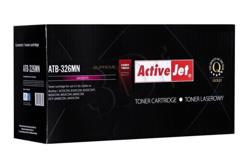 Activejet ATB-326MN Toner (zamiennik Brother TN-326M; Supreme; 3500 stron; czerwony)