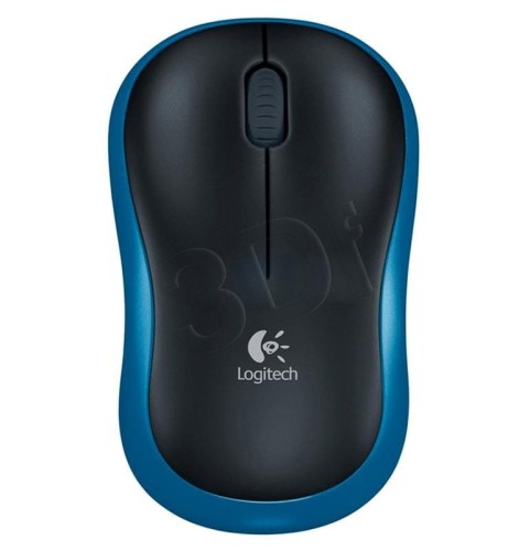 Mysz Logitech M185 910-002239 (optyczna; 1000 DPI; kolor niebieski)