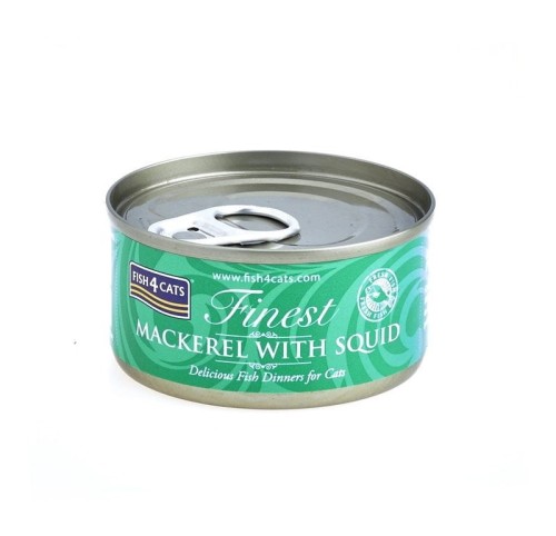 Fish4Cats Finest Makrela z Kałamarnicami 70g