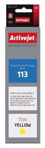 AE-113Y Tusz (zamiennik Epson 113 C13T06B440; Supreme;70ml; żółty)