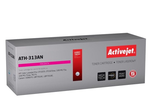 ATH-313AN Toner (zamiennik Canon, HP 126A CRG-729M, CE313A; Premium; 1000 stron; czerwony)