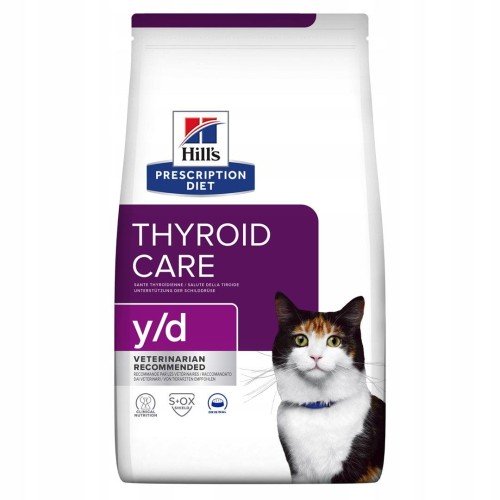 Thyroid Care y/d - sucha karma dla kota - 1,5 kg