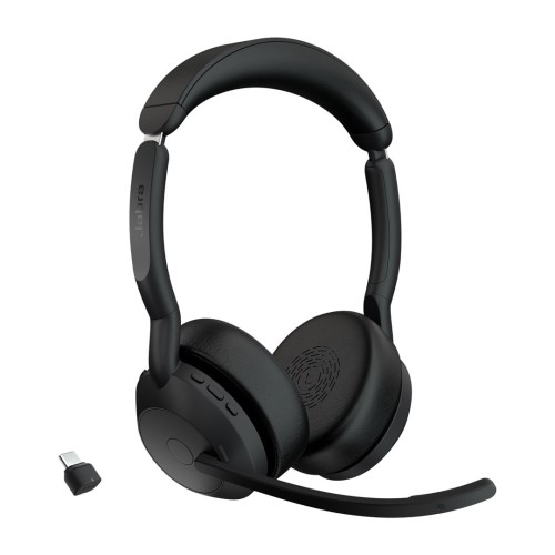Jabra 25599-989-899 słuchawki/zestaw słuchawkowy Bezprzewodowy Opaska na głowę Biuro/centrum telefoniczne Bluetooth Podstawka do ładowania Czarny