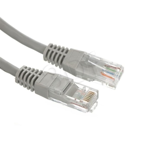 Patchcord UTP A-LAN KKU5SZA5 (RJ45 - RJ45 ; 5m; UTP; kat. 5e; kolor szary)