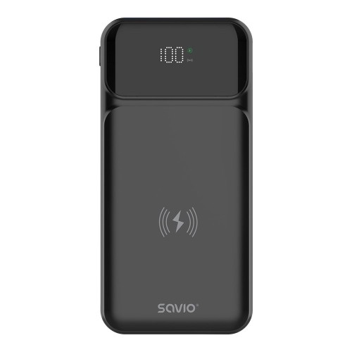 SAVIO POWERBANK 10000 MAH CZARNY BA-09