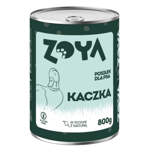 ZOYA Kaczka – puszka - Karma mokra dla psów - 800g