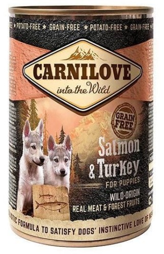 CARNILOVE Into the Wild Salmon&Turkey for Puppies - mokra karma dla psa - 400 g
