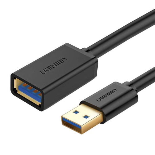 Kabel USB 3.0 przedłużający UGREEN US129 1.5m (czarny)