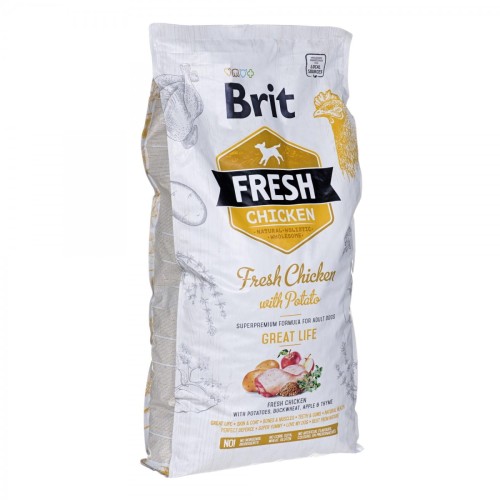 BRIT Fresh Chicken & Potato Adult Great Life 12kg