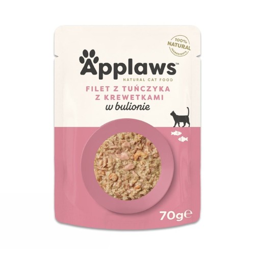 Applaws Cat Pouch Tuna Fillet with Pacific Prawn 70g
