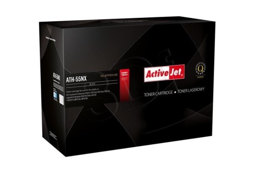 Activejet ATH-55NX Toner (zamiennik HP 55X CE255X, Canon CRG-724H; Supreme; 12500 stron; czarny)