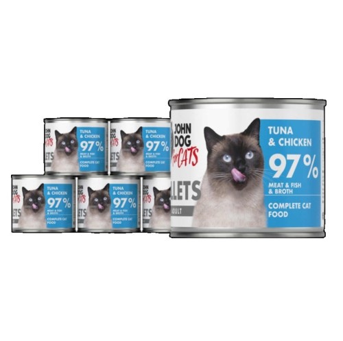 JD for CATS DOROSŁY TUŃCZYK I KURCZAK filety KARMA MOKRA 140g*6