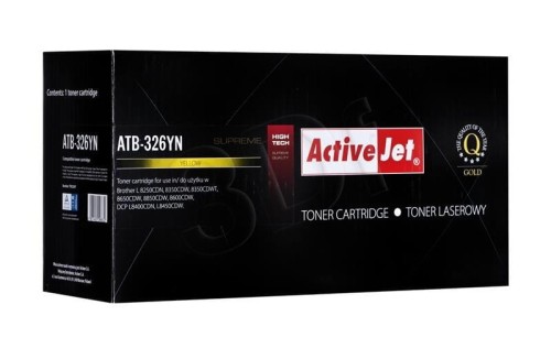 Activejet ATB-326YN Toner (zamiennik Brother TN-326Y; Supreme; 3500 stron; żółty)