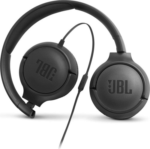 Słuchawki JBL Tune 500 (czarne, nauszne, z wbudowanym mikrofonem)