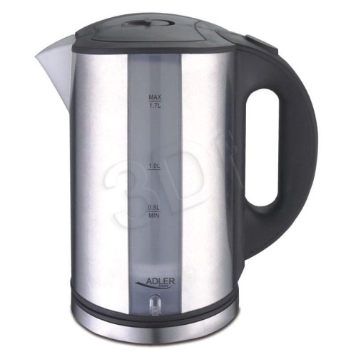 Czajnik elektryczny Adler AD 1216 (2000W 1.8l; kolor srebrny)