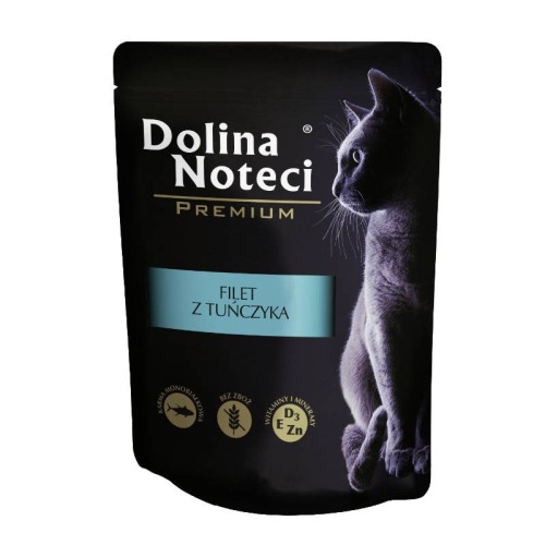 DOLINA NOTECI Premium filet z tuńczyka w sosie - mokra karma dla kota - 85g