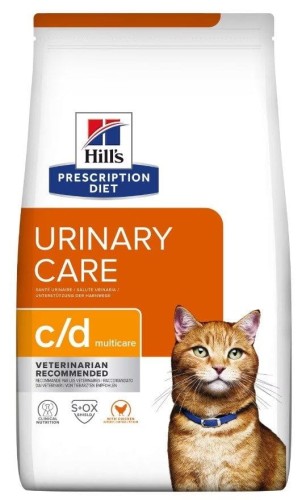 Prescription Diet Feline c/d Urinary Care - sucha karma dla kotów z chorobami układu moczowego - 1,5 kg