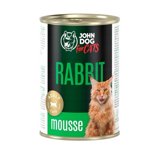 JD for CATS DOROSŁY KRÓLIK puszka KARMA 400g