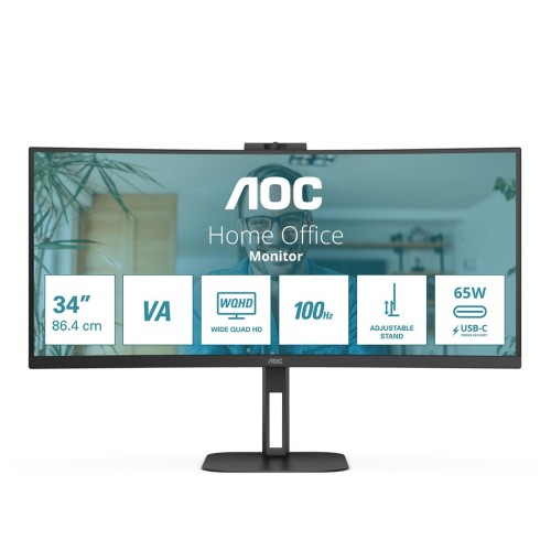 MONITOR AOC LED 34" CU34V5CW/BK 100Hz