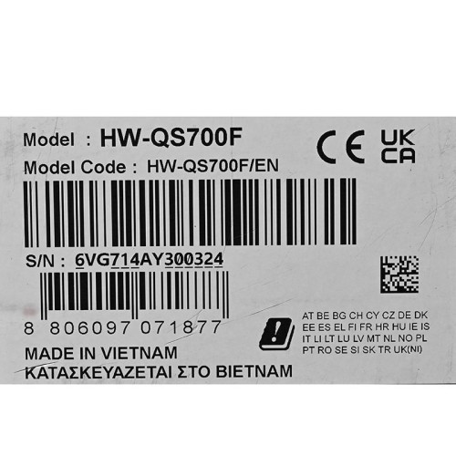 Soundbar Samsung HW-QS700F/EN 3.1.2ch (NOWOŚĆ 2025)