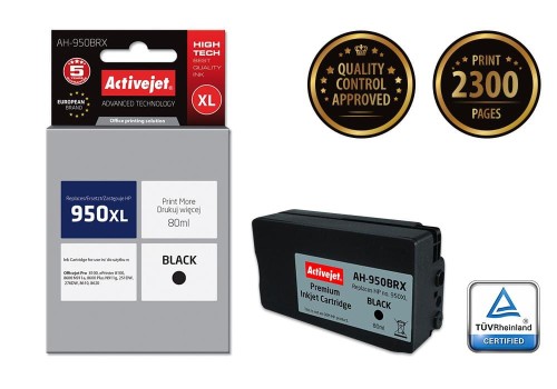 AH-950BRX Tusz (zamiennik HP 950XL CN045AE; Premium; 80 ml; czarny)