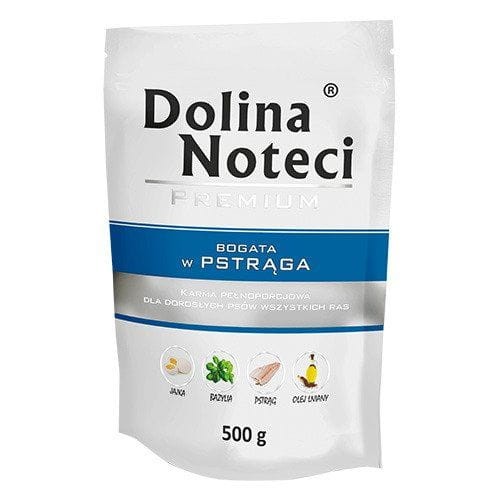 Premium bogata w pstrąga - mokra karma dla psa - 500g