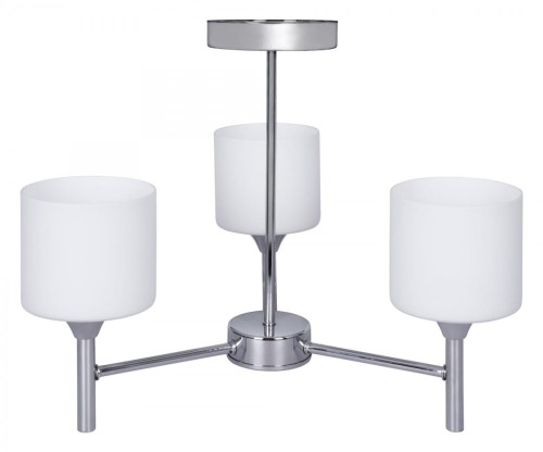 Żyrandol klasyczna lampa sufitowa wisząca Activejet MIRA Chrom potrójna 3xE27 do salonu