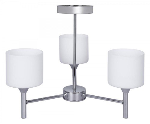Żyrandol klasyczna lampa sufitowa wisząca Activejet MIRA Chrom potrójna 3xE27 do salonu