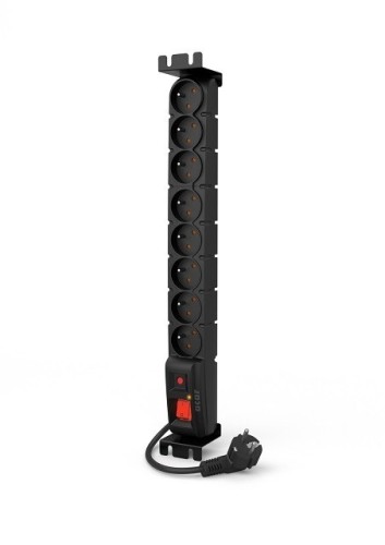 Listwa zasilająca Acar S8 FA RACK (5m ; czarny)