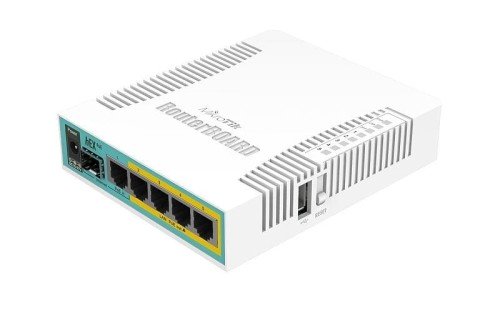 Router Mikrotik hEX PoE (RB960PGS) Total Ethernet Ports:6; Architecture:MIPSBE; CPU core:1