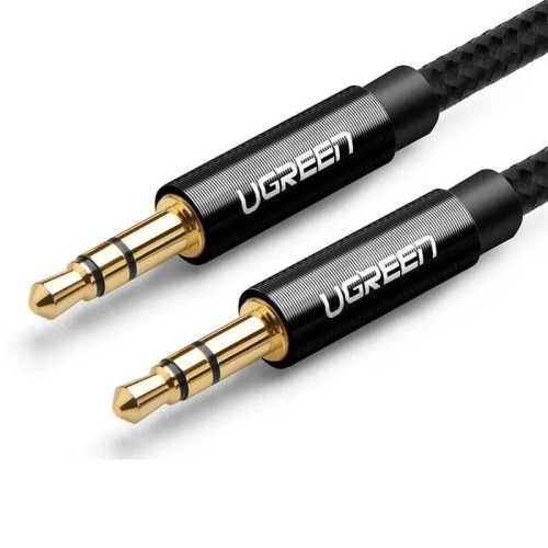 Kabel mini jack 3,5mm AUX UGREEN AV112 1m (czarny)