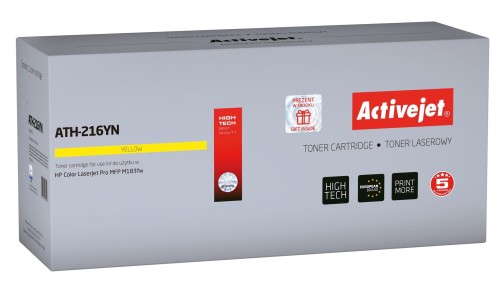 ATH-216YN Toner (zamiennik HP 216A W2412A; Supreme; 850 stron; żółty) z chipem