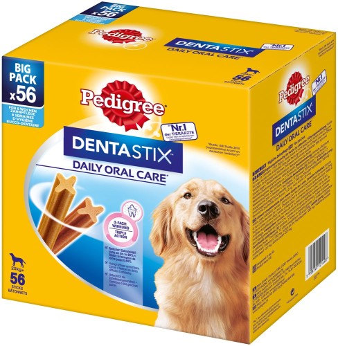 Dentastix Maxi Big Pack 56 sztuk - przysmak dentystyczny dla psów ras dużych - 8x270 g