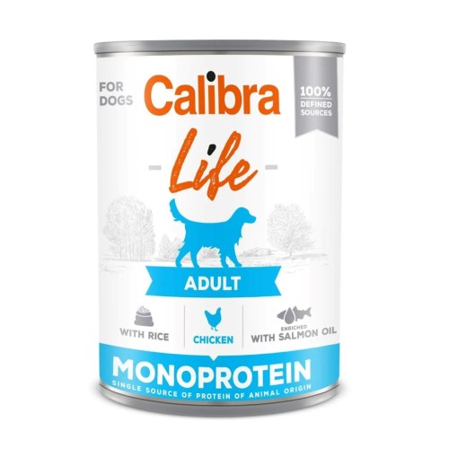 CALIBRA DOG life adult chicken with rice 400g