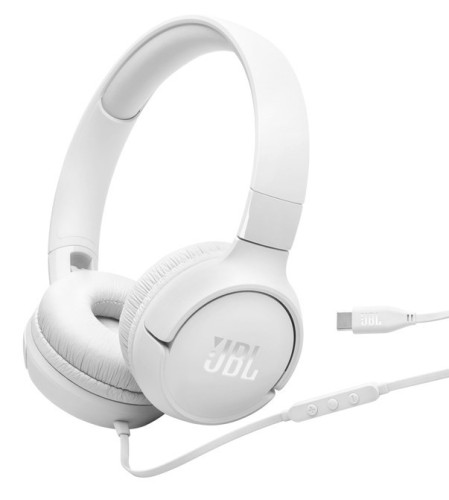 Słuchawki nauszne JBL Tune520C USB-C White