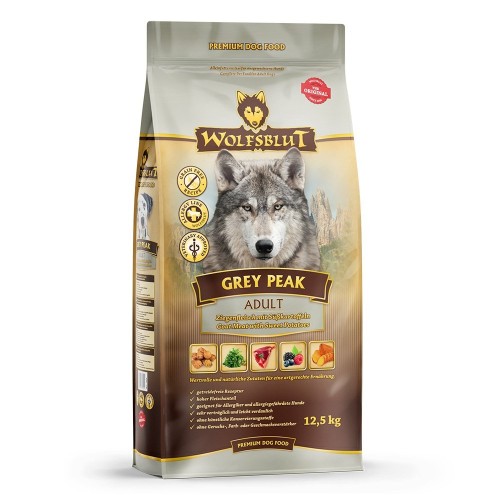 WOLFSBLUT Grey Peak Adult goat/sweet potatos 12,5kg