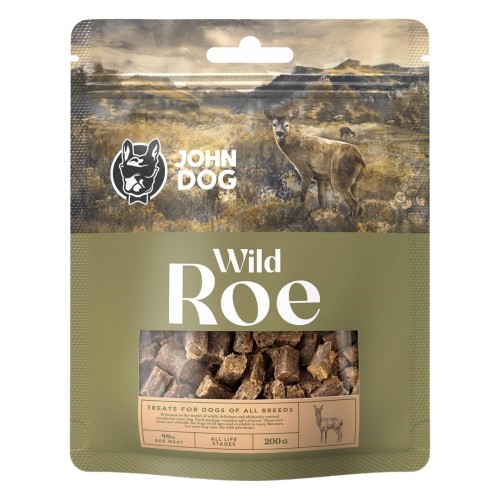 JOHN DOG Wild ROE/SARNA 200g- przysmak