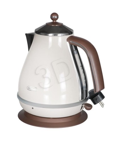 Czajnik elektryczny DeLonghi Icona Vintage KBOV 2001.BG (2000W 1.7l; kolor kremowy)