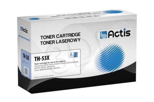 Actis TH-53X Toner (zamiennik HP 53X Q7553X, Canon CRG-715H; Standard; 7000 stron; czarny)