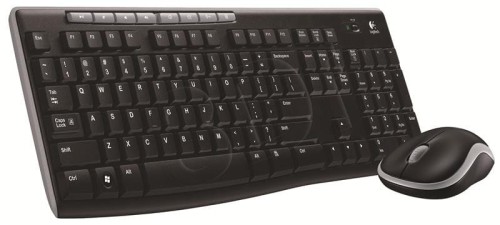 Klawiatura membranowa Logitech MK270 920-004508 (USB (Radio 2.4 GHz); kolor czarny)