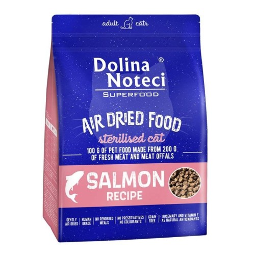 Dolina Noteci Superfood Sterylised Łosoś 1KG dla kota