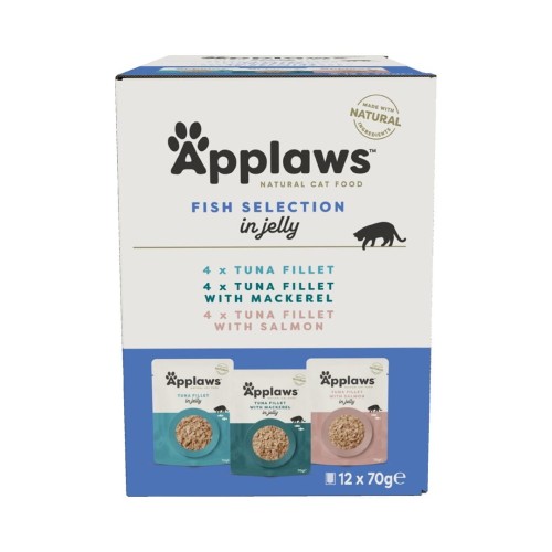 Applaws Cat Pouch Multipack Fish Selection 12x70g