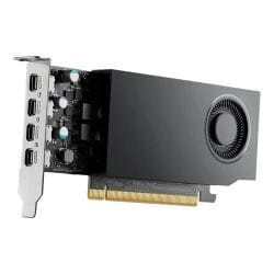 PNY NVIDIA A1000 8GB GDDR6 128-bit, Low Profile, PCIe 4.0 x8, Single slot, 4 x Mini DisplayPort 1.4a, 50W, LP bracket, 4 x mDP to DP adapter, retial