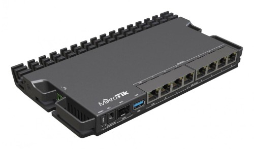 Router Mikrotik RB5009UPr+S+IN Total Ethernet Ports:9; Architecture:ARM 64bit; CPU core:4