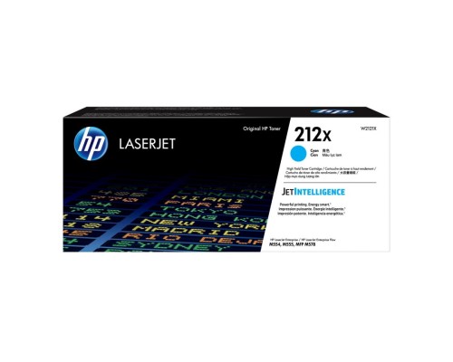 HP 212X Oryginalny wkład z błękitnym tonerem LaserJet o wysokiej wydajności