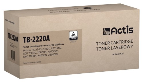 TB-2220A Toner (zamiennik Brother TN-2220; Standard; 2600 stron; czarny)