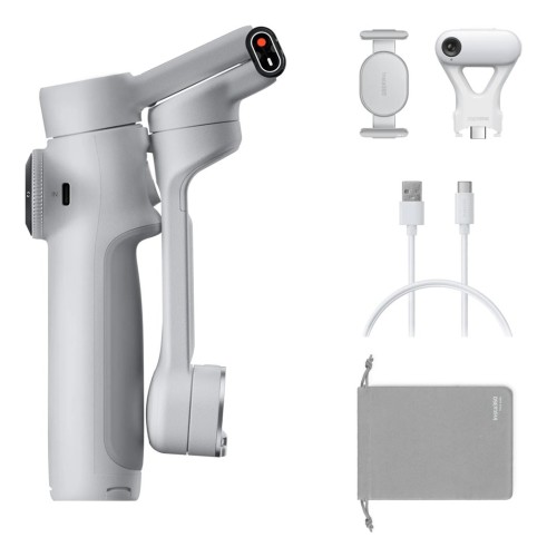 Insta360 Flow 2 AI Tracker Bundle (Stone Gray) - gimbal z modułem śledzenia AI