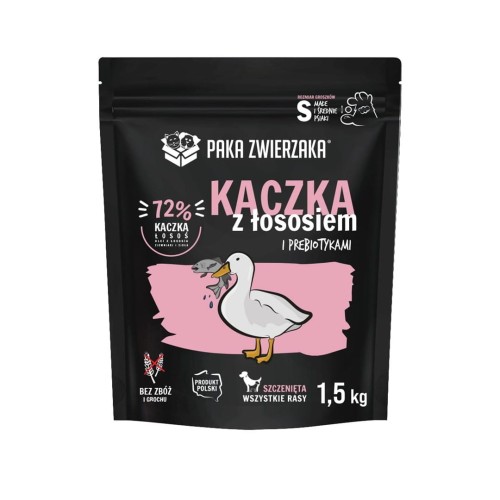 Paka Zwierzaka Seventh Heaven Kaczka z łososiem PUPPY ''S'' 1,5kg