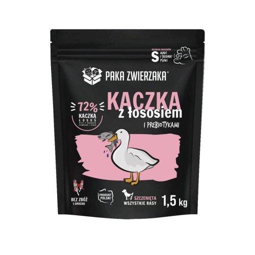 Paka Zwierzaka Seventh Heaven Kaczka z łososiem PUPPY ''S'' 1,5kg
