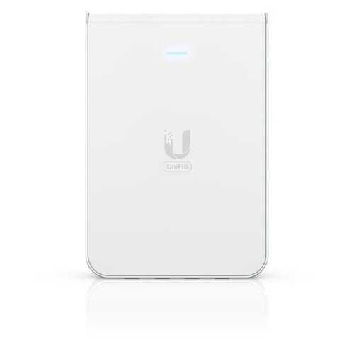 Acces Point Wi-Fi 6 Ubiquiti UniFi U6 In-Wall 2.4GHz(2x2)/5GHz(4x4)/6GHz(–) PoE+/PoE 4x1G 1x2,5G